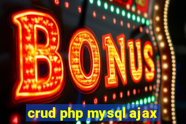 crud php mysql ajax